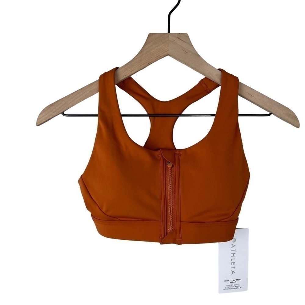 Athleta Ultimate Zip Front Bra A-C